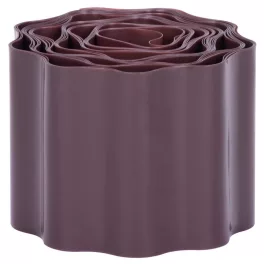   Szegély Strend Pro Garden, 100 mm, hossz 9 m, barna, gyepszegély, műanyag