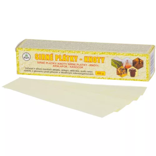 Kanóc Biom, 400 g, kénes, szeletek edények és pincék fertőtlenítésére
