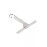 Vízlehúzó, Leifheit 41650 Cabino, 24 cm, fehér, gumiél, akasztópánttal, zuhanykabinokhoz, nem hagy foltot, üveghez, akrilhoz és csempéhez