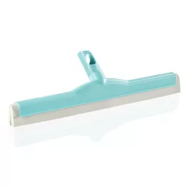   Vízlehúzó, Leifheit 56423, 45 cm, türkiz/fehér, csíkmentes, padlóra és csempére, Click rendszer kompatibilis, Dura-Flex gumiél