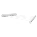 Leifheit 83040 Rollfix 210 Longline fali ruhaszárító, fehér, 21 m szárítófelülettel, akár 4,2 m falak közé felszerelhető kialakítással, automatikus zsinórfelcsévéléssel és reteszelő mechanizmussal