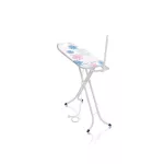 Leifheit 72580 Classic M Compact Plus vasalódeszka, fehér, 120 × 38 cm vasalófelülettel, 76–95 cm között állítható magassággal, stabil vasalótartóval, beépített kábeltartó antennával