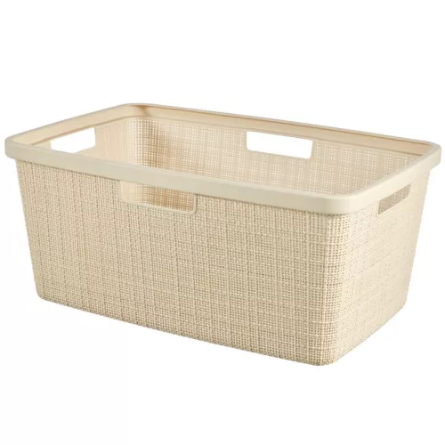 Curver® JUTE ruháskosár - bézs, 46 literes