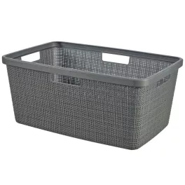 Curver® JUTE ruháskosár - szürke, 46 literes