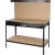Munkapad, Strend Pro Racks DWB60, fekete, 120 x 60 x 150 cm, polccal, fiókkal, perforált fallal, 230 kg teherbírás, könnyen összeszerelhető