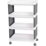 MagicHome Rolly 4 polcos műanyag tároló, 49 x 29 x 75,5 cm