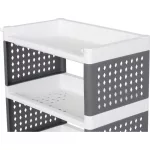MagicHome Rolly 5 polcos műanyag tároló, 49 x 29 x 97 cm