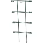Növénytámasz, Strend Pro Garden, sötétzöld, 26 x 61 cm, rácsos, porszórt acél, virágokhoz és kúszónövényekhez, beltéri és kültéri használatra