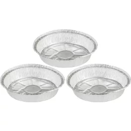   Tálca MagicHome, 22,4x4,6 cm, grillező, 3 db, alumínium, kerek