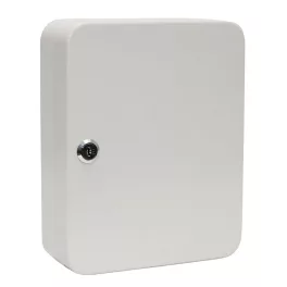   Kulcstartó doboz, Strend Pro KeyBox 314, krémszínű, 30 x 24 x 7,5 cm, 93 kampó, UV-álló festéssel bevont kivitel, falra rögzíthető