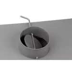 Kályha, Strend Pro Nova Ceramic, 7,5 kW, 120 mm füstcső csatlakozás, bézs, kerámia burkolat, fa és brikett tüzeléshez, EN 13240