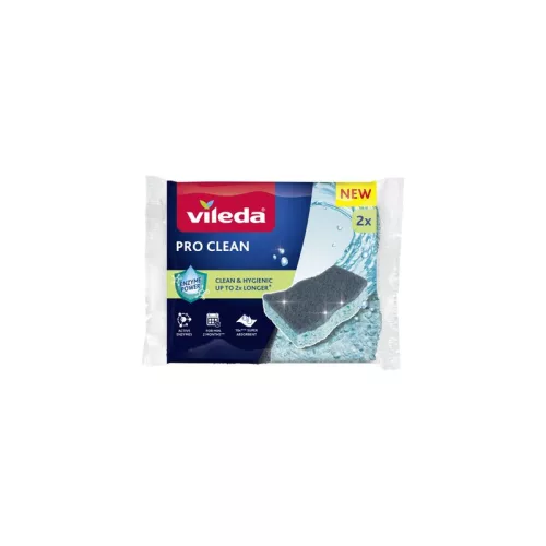 Szivacs Vileda Pro Clean, viszkóz, 2 db-os csomag
