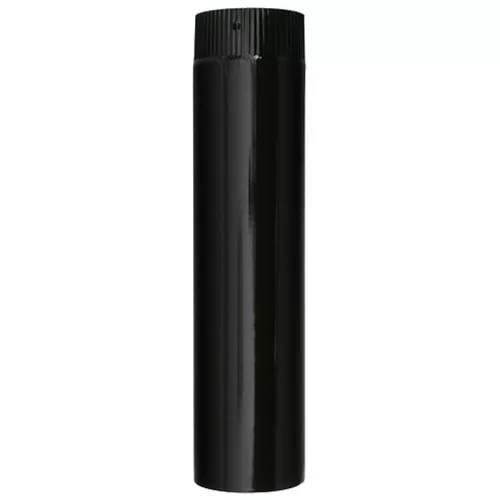 Zománcozott füstcső, barna, 50 cm / 120 mm, tartós és megbízható, fűtéshez és szellőzéshez, hatékony hő- és légvezetéshez