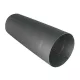 Füstcső, V.A.P.K. HS 0500/120/1,5, fekete, 50 cm / 120 mm, DC01 acéllemez, vastagfalú, lemezvastagság: 1,5 mm