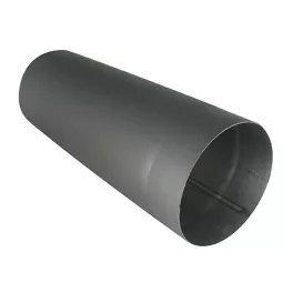  Füstcső, V.A.P.K. HS 0500/180/2, fekete, 50 cm / 180 mm, DC01 acéllemez, vastagfalú, lemezvastagság: 2,0 mm