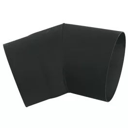   Füstcső könyök, V.A.P.K. HS 045/160/1,5, fekete, 160 mm / 45°, lemezvastagság: 1,5 mm