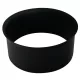 Füstcső csatlakozó, V.A.P.K. HS 120/1,5, fekete, 120 mm, DC01 acéllemez, lemezvastagság: 1,5 mm, téglakéményhez