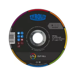   Tyrolit tárcsa 115x1,0mm, 41C, AC60Q-BFB, Universal, CUT-ALL, Basic *