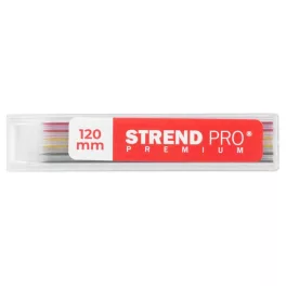   Ceruzabél Strend Pro Premium, csere, ácsceruzához, jelölő, 6 db, fekete, 120 mm