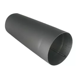   Füstcső, V.A.P.K. HS 1000/200/1,5, fekete, 100 cm / 200 mm, DC01 acéllemez, vastagfalú, lemezvastagság: 1,5 mm