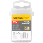 Bit készlet Strend Pro YF40004, 12 részes, Cr-V