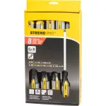 Csavarhúzó készlet Strend Pro SDX72-308, 9 részes, lapos + Phillips