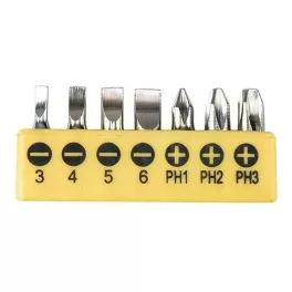   Bit készlet Strend Pro YF40516, 7 részes, S2, PLO 3-4-5-6, PH 1-2-3