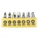 Bit készlet Strend Pro YF40517, 7 részes, S2, PH 0-1-2-3, PZ 1-2-3