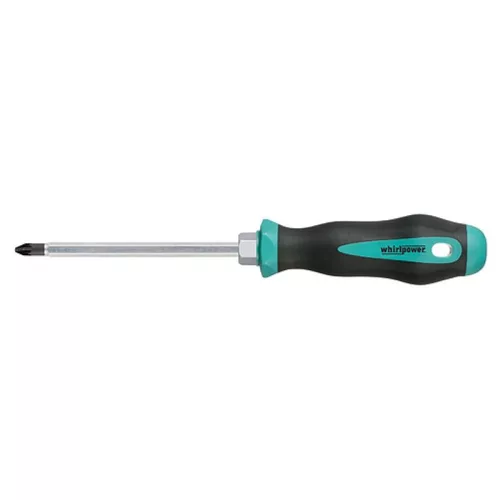 Csavarhúzó Whirlpower® 1713-4, PZ2/100 mm, hatlapfejű, Pozidriv, S2, Szatén, DIN8764