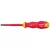 Csavarhúzó Whirlpower® 1021, 2.5/75 mm, lapos, DIN5264, VDE 1000, villanyszerelő
