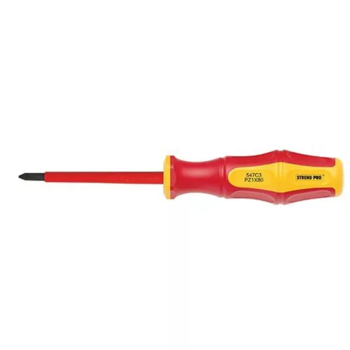Csavarhúzó Strend Pro CX547B, VDE PH 1x80 mm, Phillips, villanyszerelő