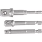 Adapter készlet Strend Pro, fúróhoz, 1/4", 3/8", 1/2