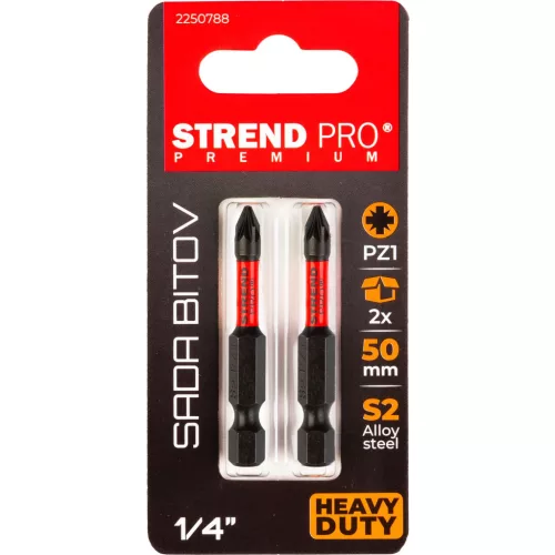 Bit Strend Pro Premium Pozidriv, PZ 1, csomag 2 db