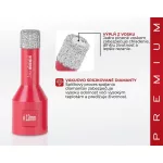 Koronafúró Strend Pro Premium DCB11, 12 mm, M14, HD, koronafúró, gyémánt, professzionális