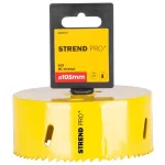 Lyukfúró Strend Pro BHS44, 105 mm, M3 Bi-metal, fém lyukfúró, fűrész típusú