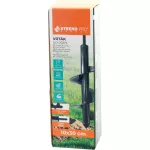 Földfúrószár, Strend Pro Garden, fekete, 10 x 30 cm, szénacél, hatszögletű (HEX) szár, csavarbehajtóhoz és fúróhoz, 100 mm spirál (226802)
