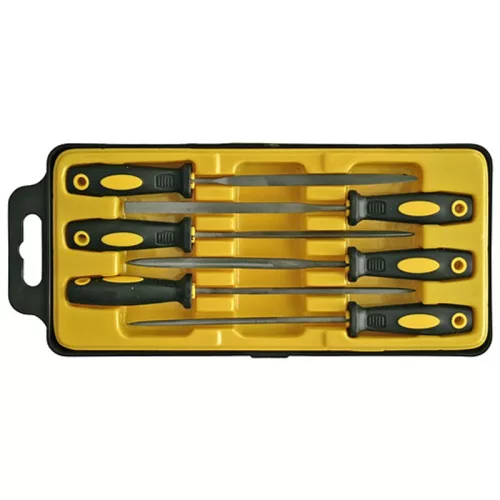 Reszelőkészlet Strend Pro FS2006, 6 részes, 170 mm, tűreszelő