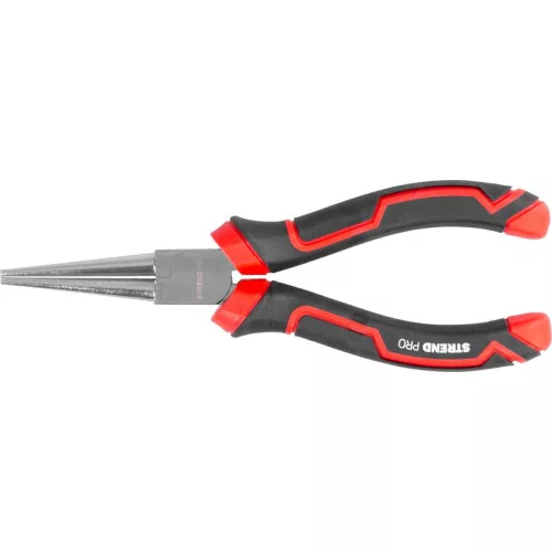 Fogó Strend Pro Premium ComfortGrip DL415, 160 mm, kerek pofákkal, egyenes, biztosítógyűrűkhöz