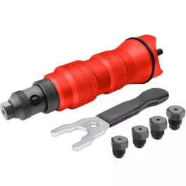   Adapter Strend Pro Premium, fúróhoz, 1/4", 2,4 - 6,4 mm, szegecselő, popszegecsekhez, kofferben