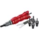 Adapter Strend Pro Premium, fúróhoz, 1/4", M3 - M10, szegecselő, anyacsavar szegecsekhez, kofferben
