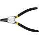 Fogó Strend Pro P0182D 180 mm, tengelyhez és biztosítógyűrűkhöz, hajlított