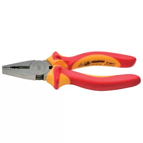 Fogó Whirlpower® 15701-321 180 mm, villanyszerelő, kombinált, VDE 1000, DIN5746