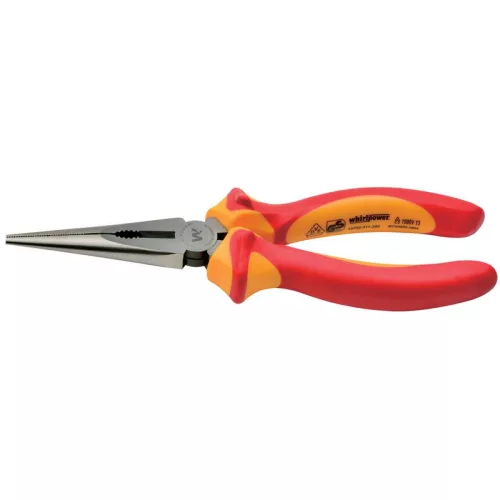 Fogó Whirlpower® 15702-311 200 mm, villanyszerelő, hosszú orrú, VDE 1000, DIN5745