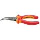 Fogó Whirlpower® 15703-311 200 mm, villanyszerelő, hajlított orrú, VDE 1000, DIN5745