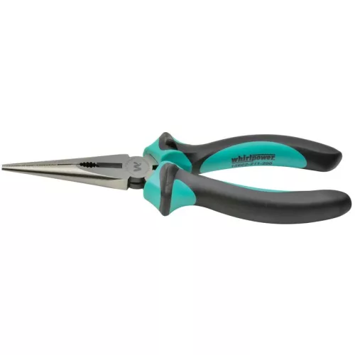 Fogó Whirlpower® 15602-211 200 mm, hosszú orrú, Cr-V, Satin, DIN5745