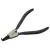 Fogó Whirlpower® 15618-02 180 mm, biztosítógyűrűkhöz, külső hajlított, Cr-V