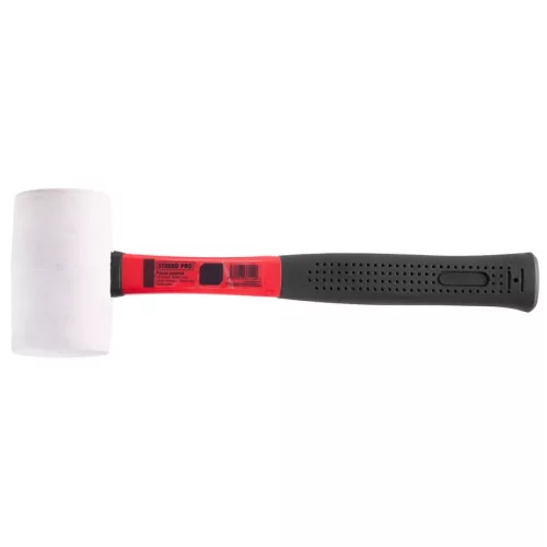 Kalapács Strend Pro HM212 680 g, gumi, WhiteHead, PVC nyél, TPR, nyél hossza 340 mm