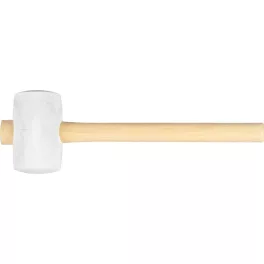 Gumikalapács, Strend Pro, fehér, 680 g, fa nyél, gumi fej