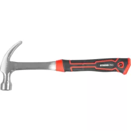   Ácskalapács, Strend Pro Premium ComfortGrip DL500, fekete/piros, 450 g, fém nyél, acél fej