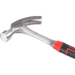 Ácskalapács, Strend Pro Premium ComfortGrip DL500, fekete/piros, 450 g, fém nyél, acél fej